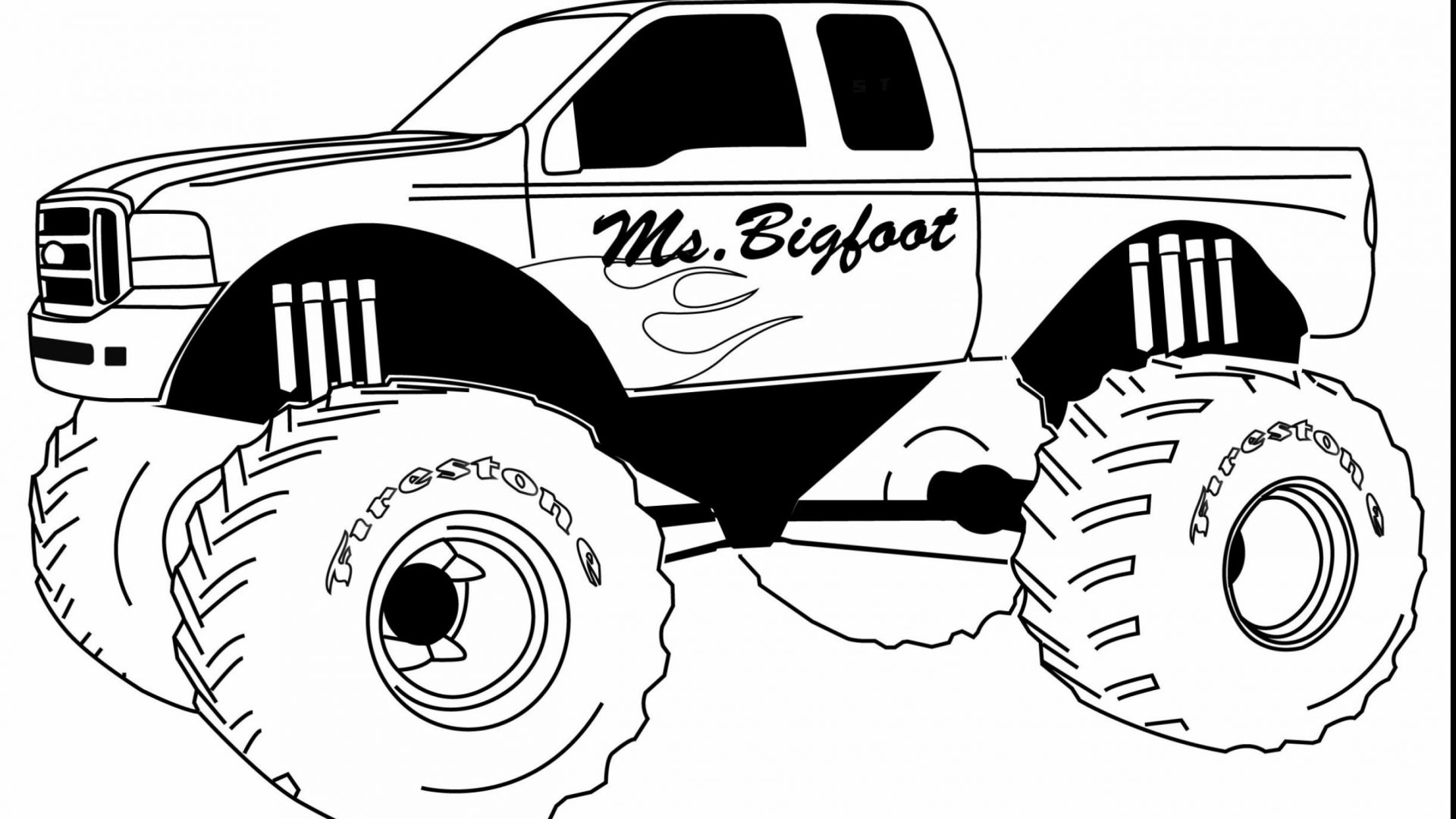 1920x1080 Printable Dump Truck Coloring Pages General Free To Color Trucks