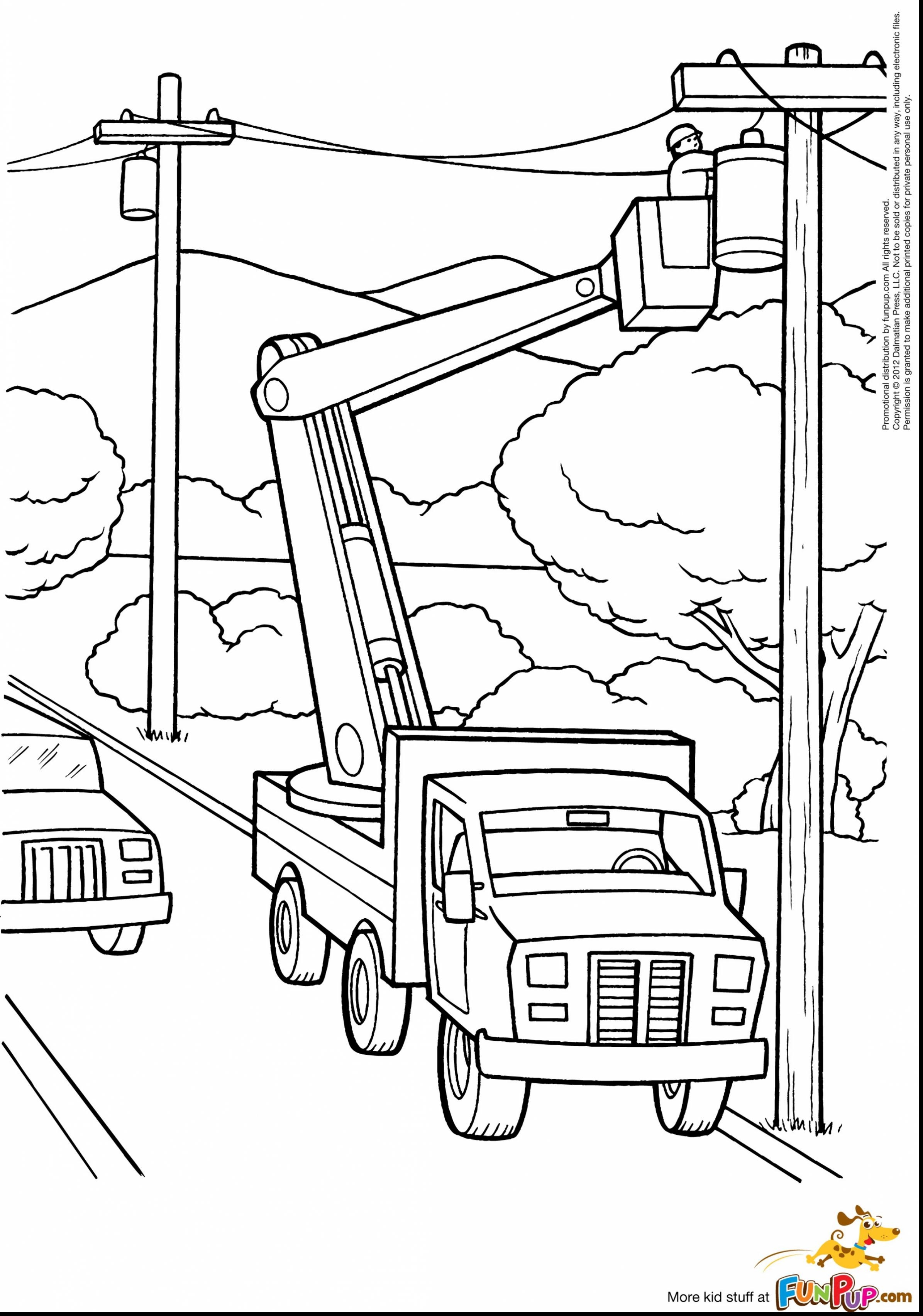 2391x3411 Best Of Astounding Dump Truck Coloring Pages To Print With Garbage