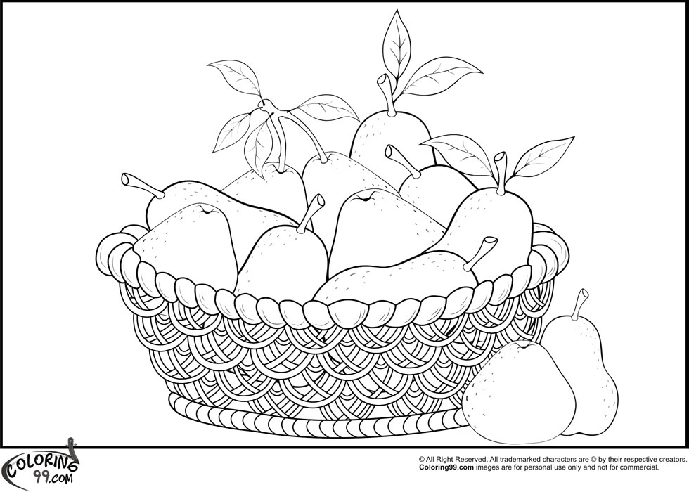 980x700 Pears Coloring Pages Team Colors