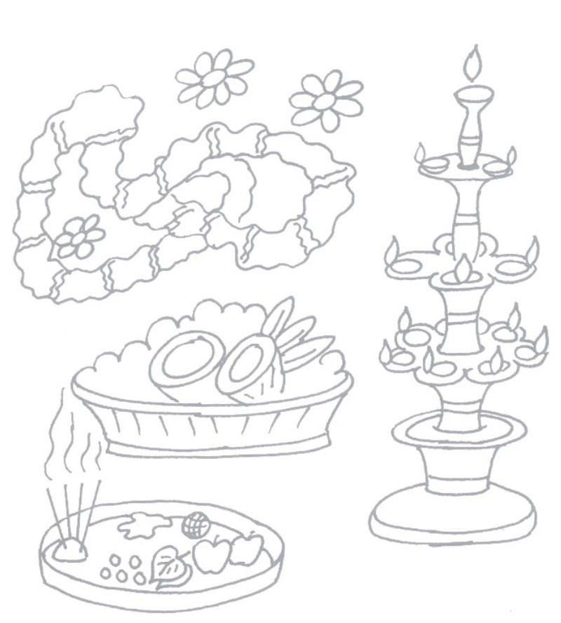 800x888 Diwali Coloring Pages