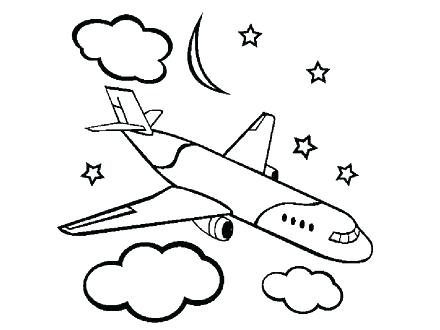 440x330 Plane Coloring Airplane Coloring Page Printable Toy Plane