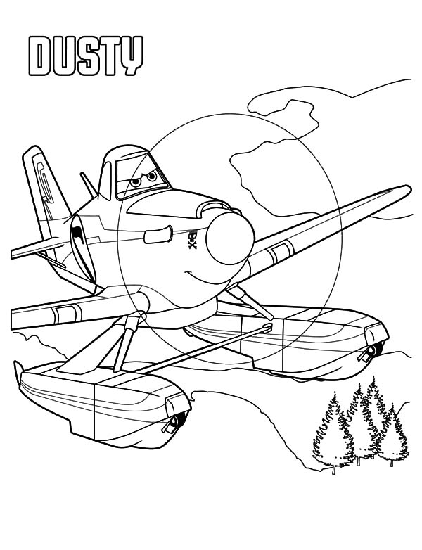 Dusty Planes Coloring Pages at GetDrawings | Free download