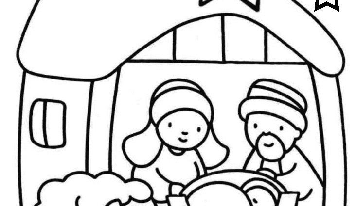 732x425 Coloring Pages For Baby Jesus Christmas Coloring Pages For Dvd
