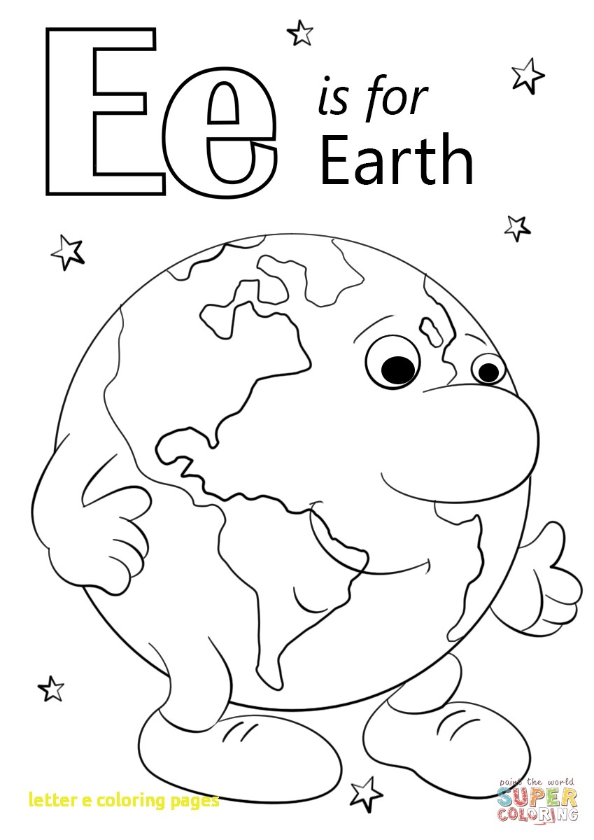 849x1200 Unique Letter E Coloring Pages Gallery Printable Sheet Throughout