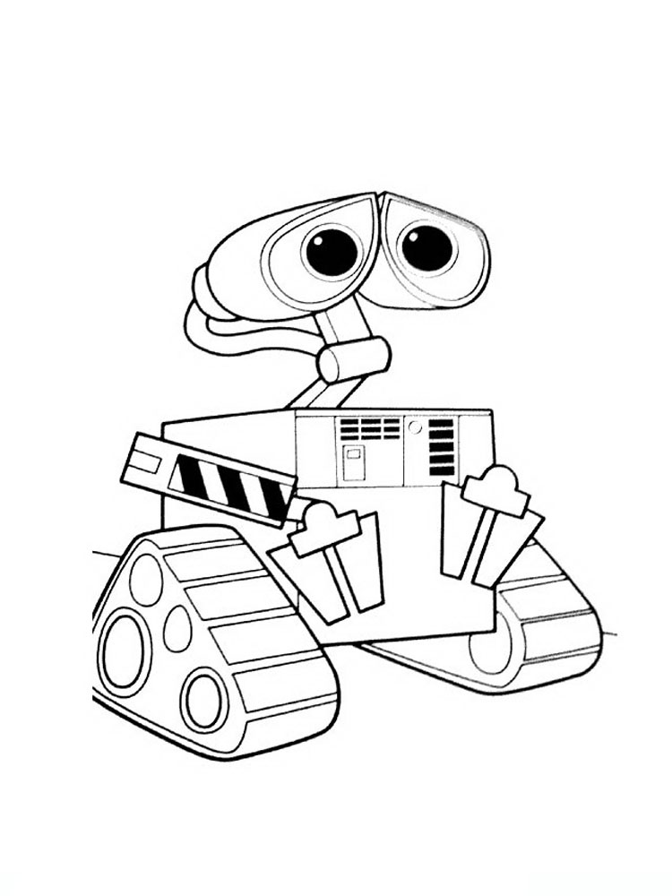 750x1000 Wall E Coloring Pages Wall E Coloring Pages Download And Print