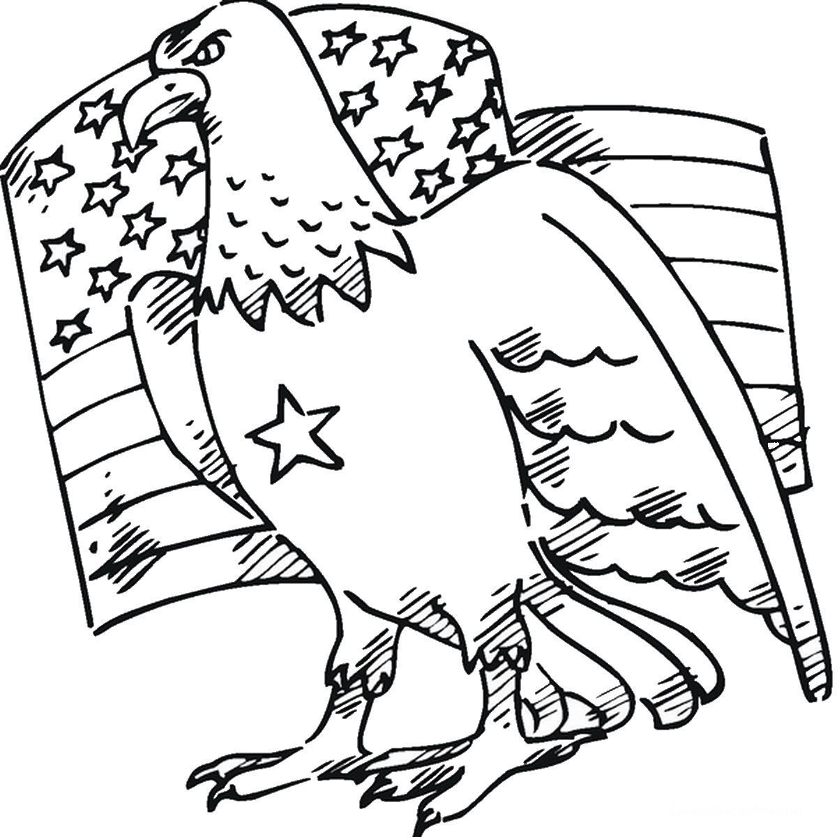 Free Printable Eagle Coloring Pages Coloring Pages