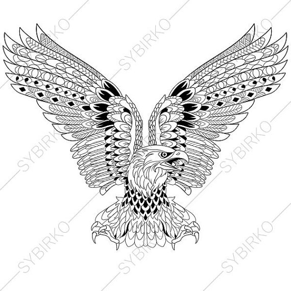 570x570 Eagle Independence Day Symbol Coloring Pages For Of July