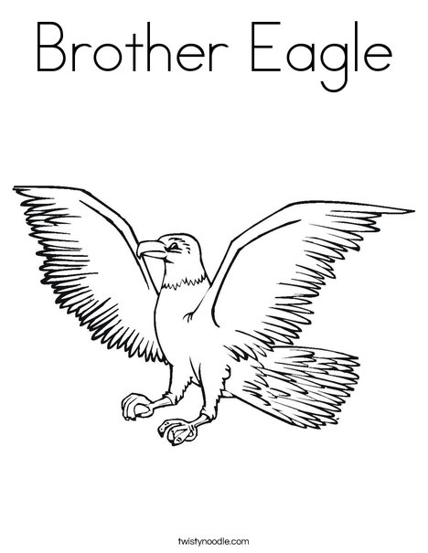 468x605 Brother Eagle Coloring Page