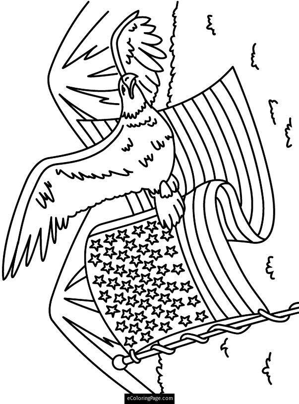 603x815 Eagle Coloring Page