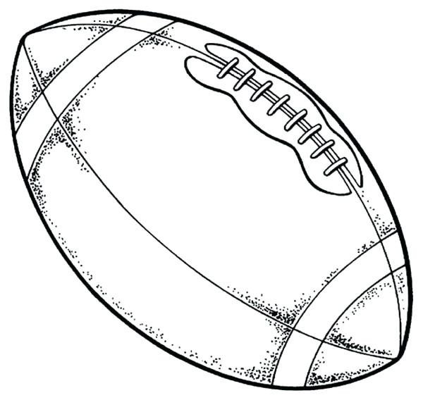 600x568 Football Coloring Pages Nfl Football Coloring Page Football