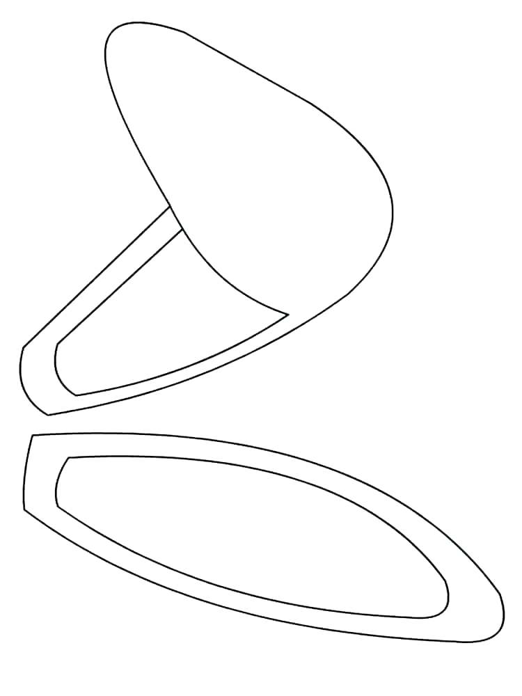 750x1000 Ear Coloring Pages