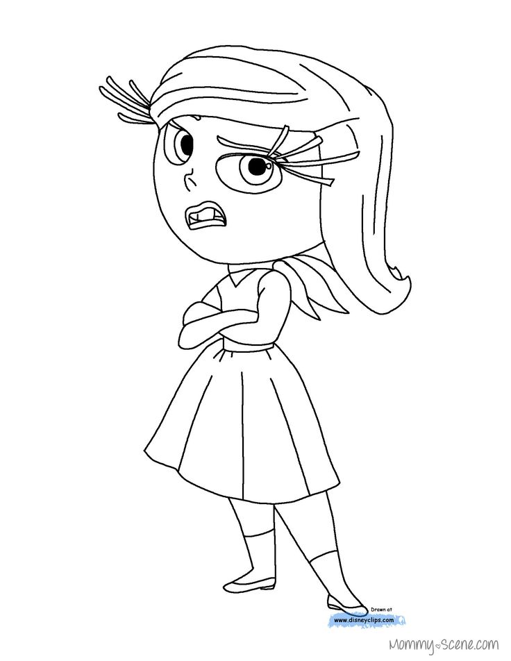 736x952 Coloring Pages For Girls Disney Inside Out Joy Earrings