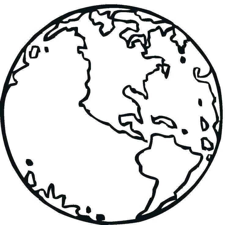 736x736 Coloring Page Earth