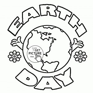 300x300 Earth Coloring Pages For Preschoolers Best Of Earth Day Logo
