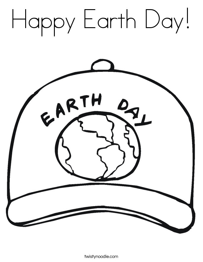 685x886 Happy Earth Day Coloring Page