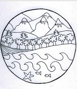261x300 Happy Earth Day Coloring Pages For Kids