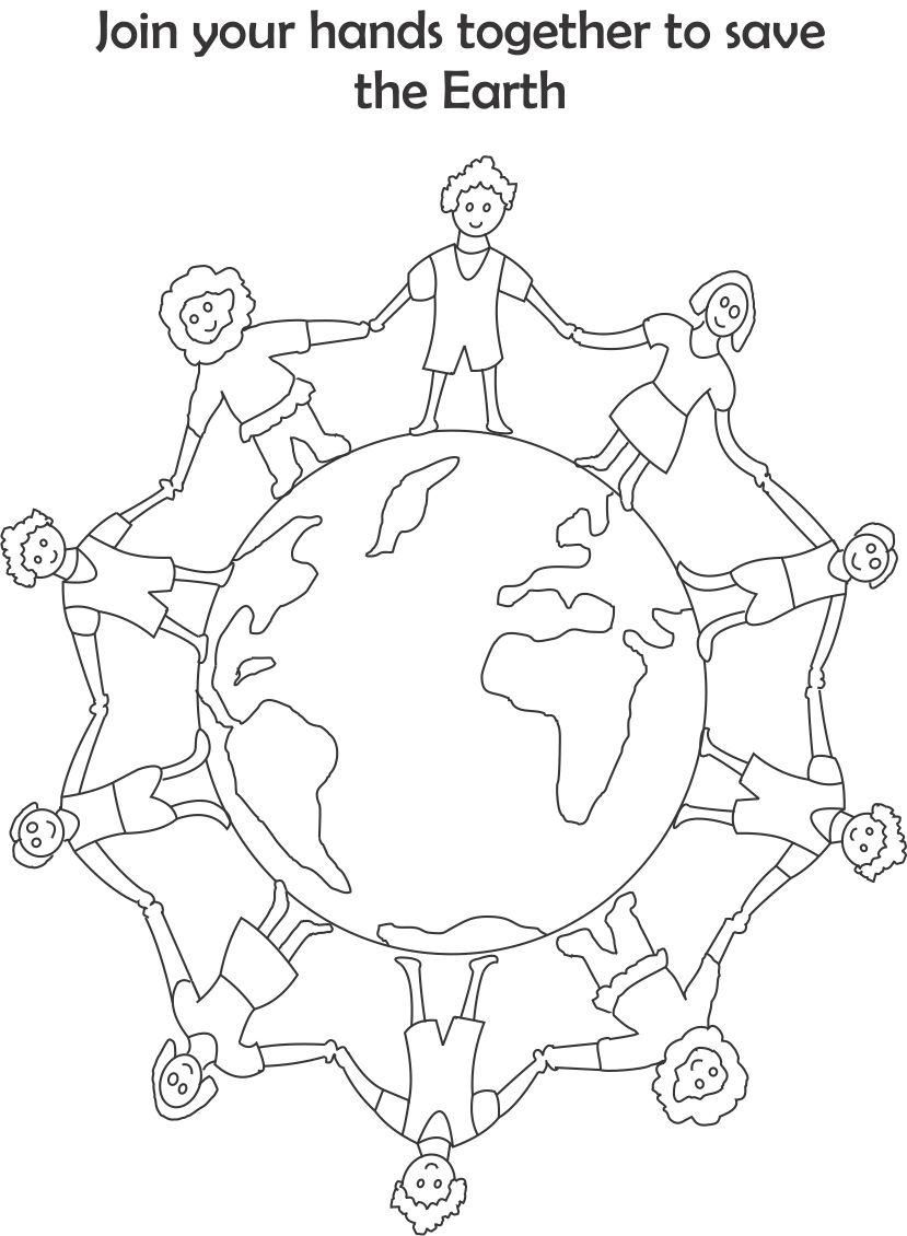 829x1130 Earth Day Printable Coloring Page For Kids Going Green