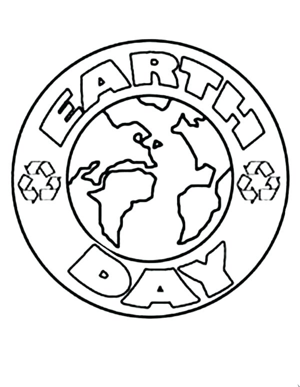 600x773 Printable Earth Coloring Pages Earth Day Coloring Pages Easy