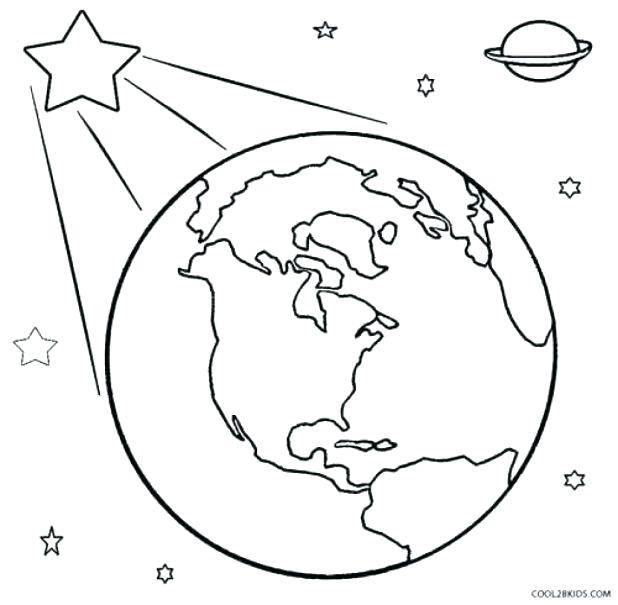 618x605 Printable Earth Coloring Pages For Kids God Created Earth Coloring