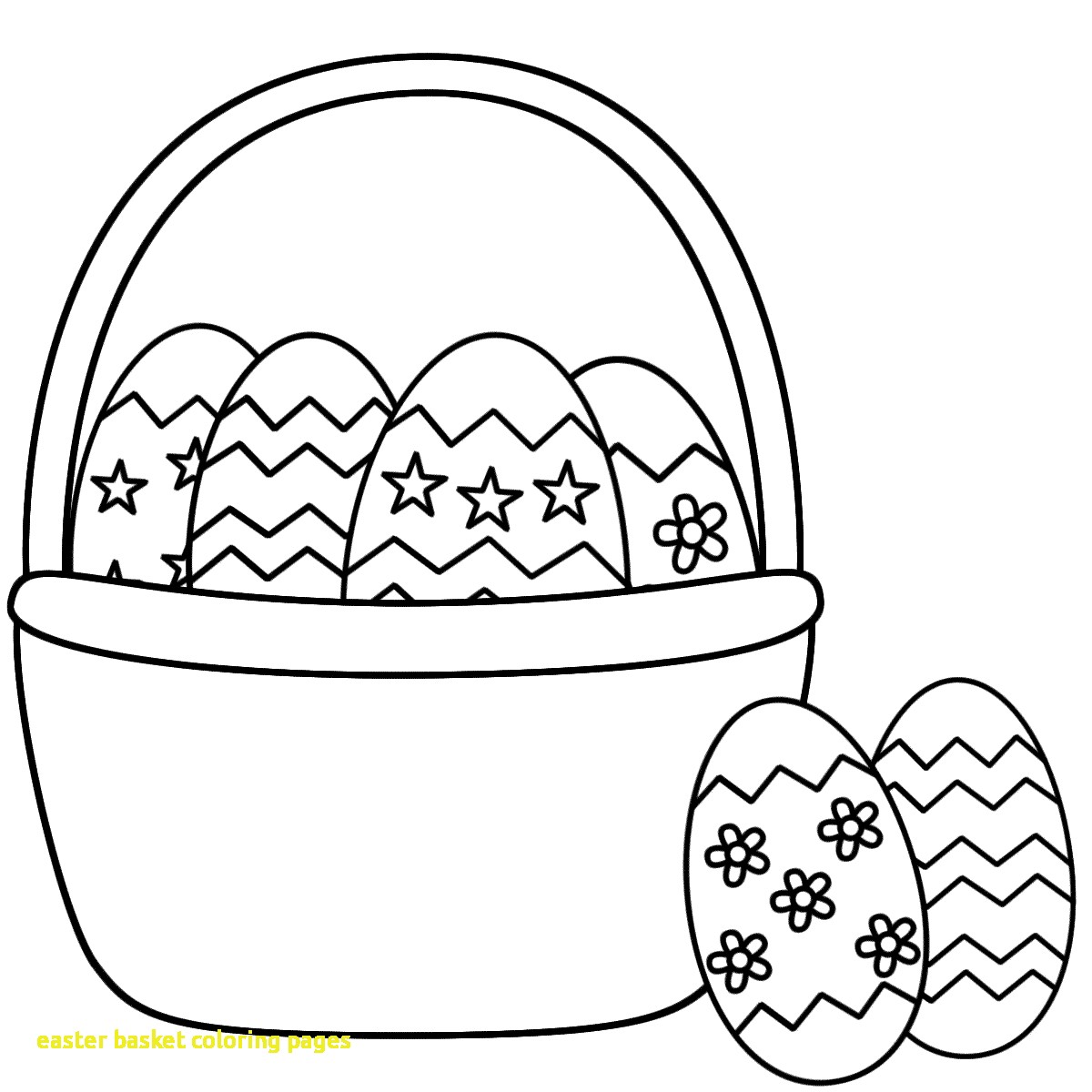 1200x1200 Easter Basket Coloring Pages With Coloring Pages Easter Baskets
