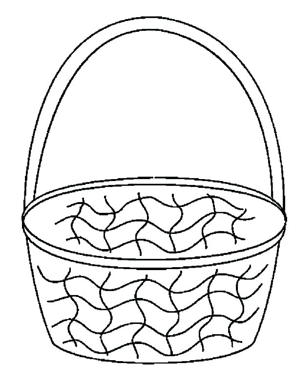 600x748 Basket Coloring Page Picnic Basket Coloring Page Picnic Basket