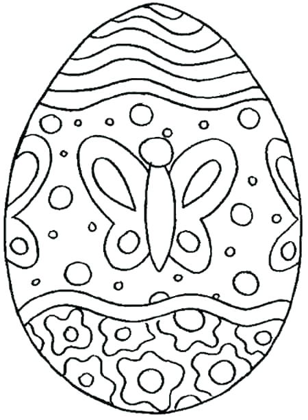 450x613 Printable Eggs For Kids Coloring Page Easter Egg Basket Colouring