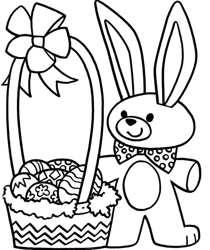 Easter Basket Coloring Pages Printable at GetDrawings | Free download