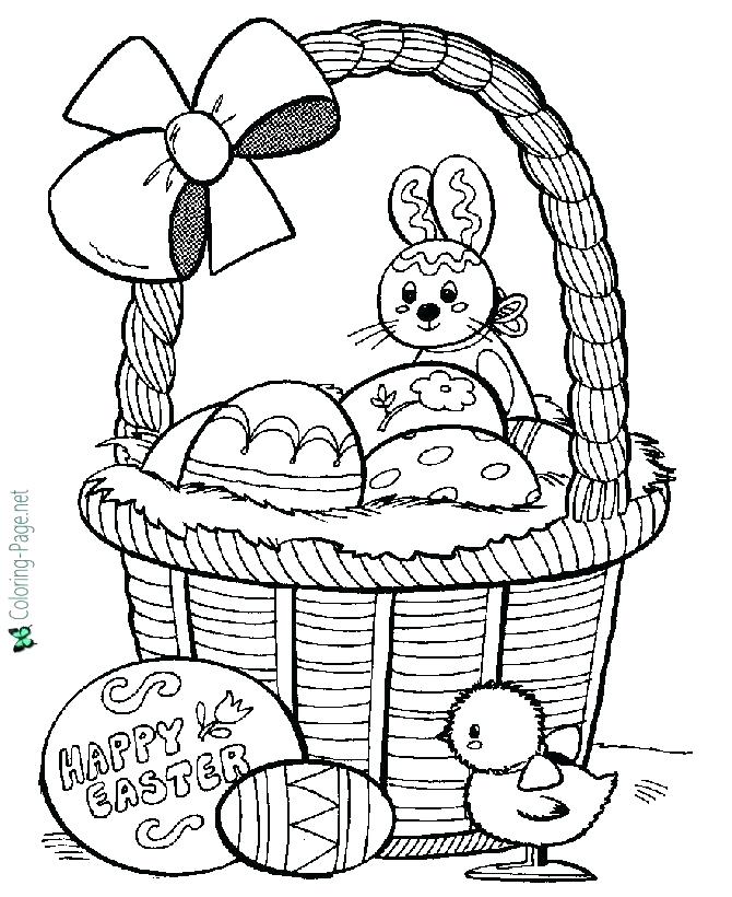 670x820 Easter Basket Printable Coloring Pages Coloring Pages Easter Egg