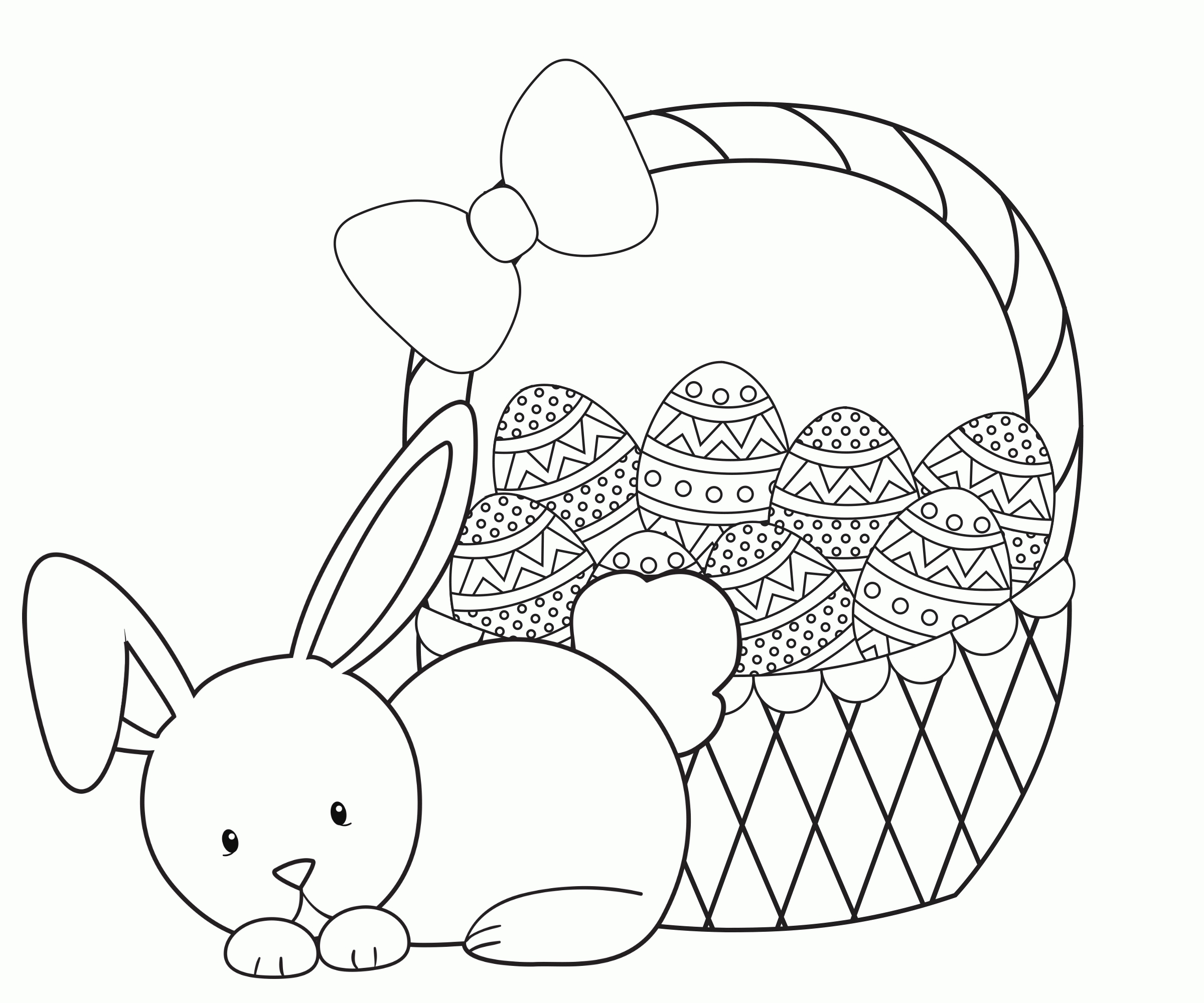 Download Easter Basket Printable Coloring Pages at GetDrawings.com ...