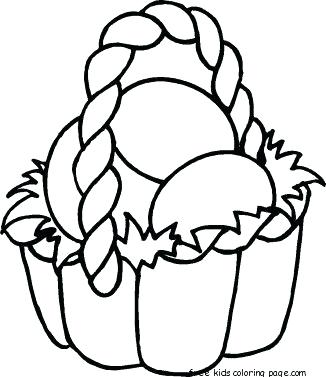 326x377 Free Printable Coloring Pages Easter Basket Baskets Coloring Pages