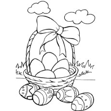 230x230 Top Free Printable Easter Basket Coloring Pages Online