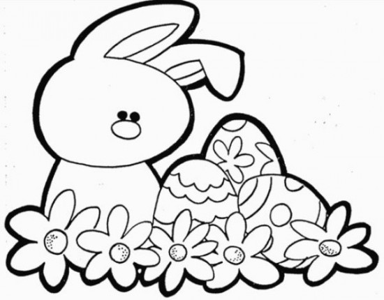 550x430 Easter Bunny Coloring Pages To Print Coloring Pages Of Easter