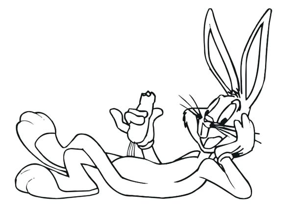 600x425 Bunny Coloring Pages Bugs Bunny Coloring Pages Printable Me