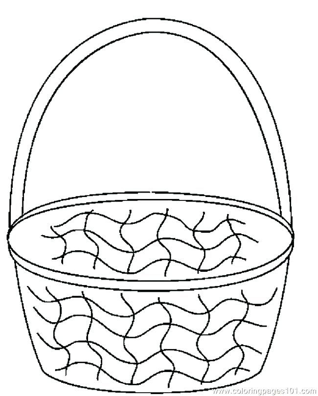 650x810 Coloring Book Easter Basket Coloring Page Egg Coloring Sheet Print