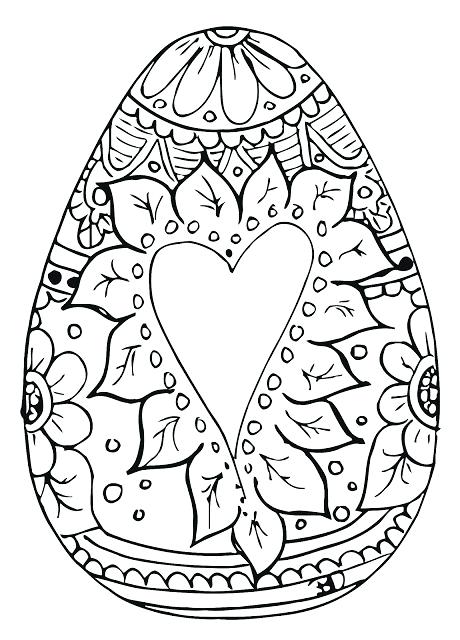 460x640 Egg Coloring Pages To Print Color Bros Free Easter Eggs Murs