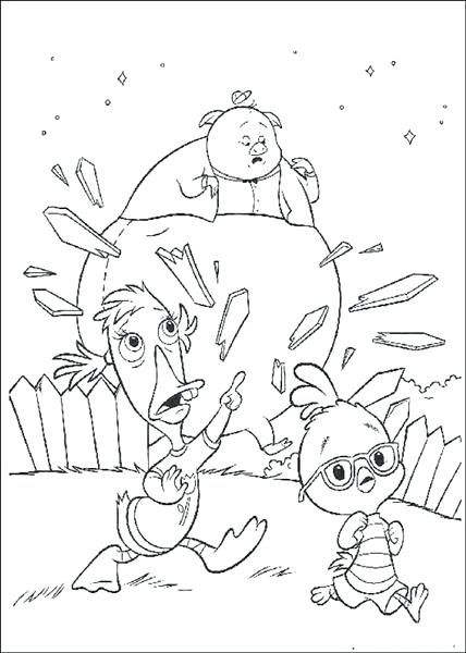428x600 Chicken Little Coloring Pages Free Easter Chick Coloring Pages