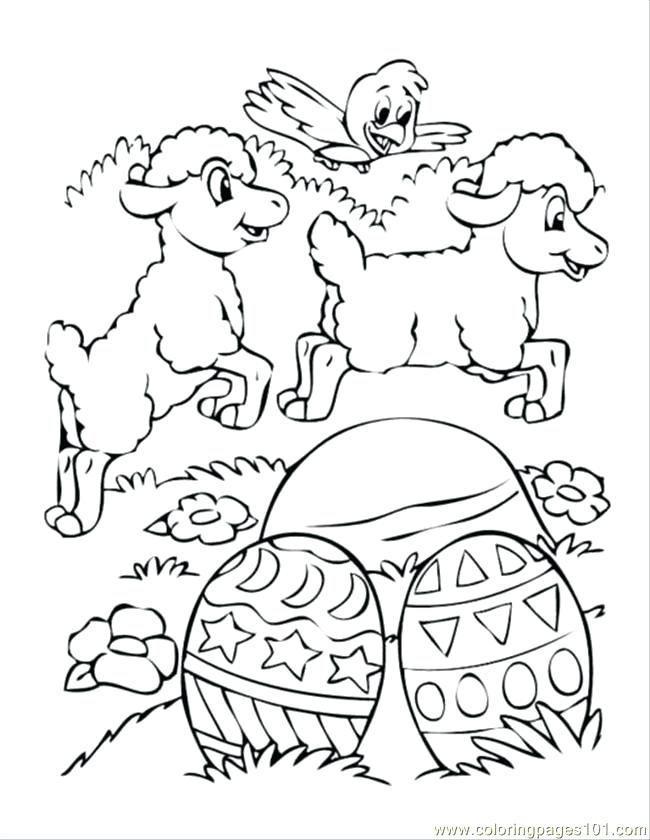 650x840 Easter Chick Coloring Page