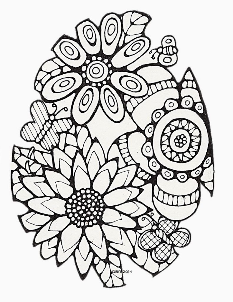 791x1024 Easter Adult Coloring Pages Printable Free Coloring Pages