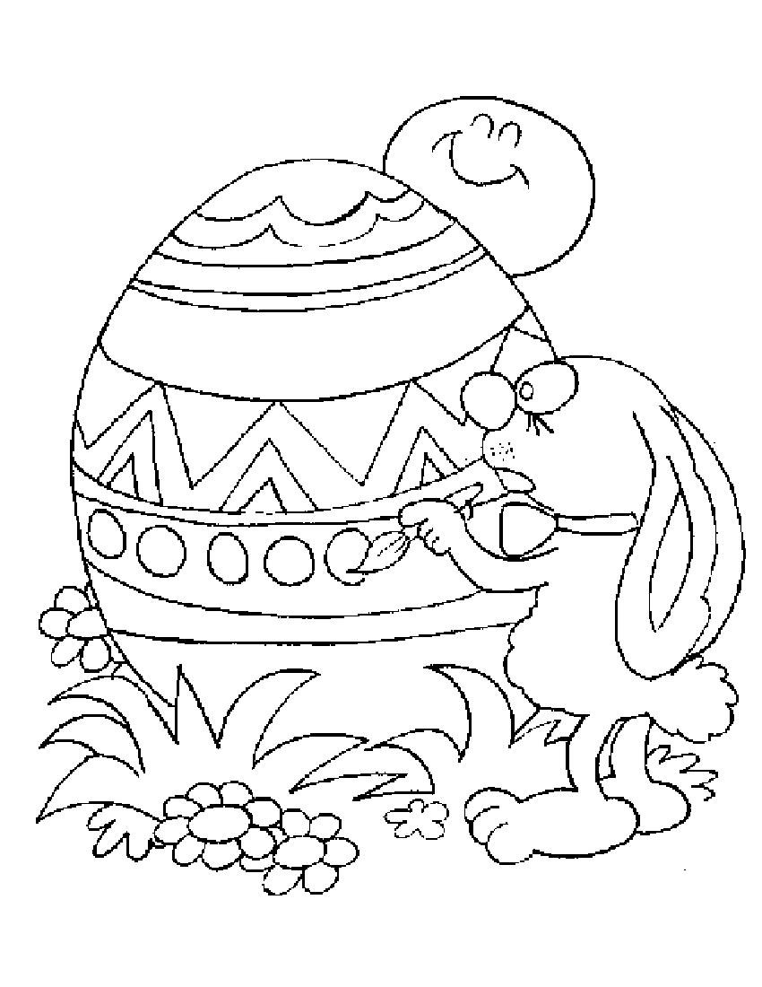 850x1100 Easter Coloring Pages For Childrens Printable For Free