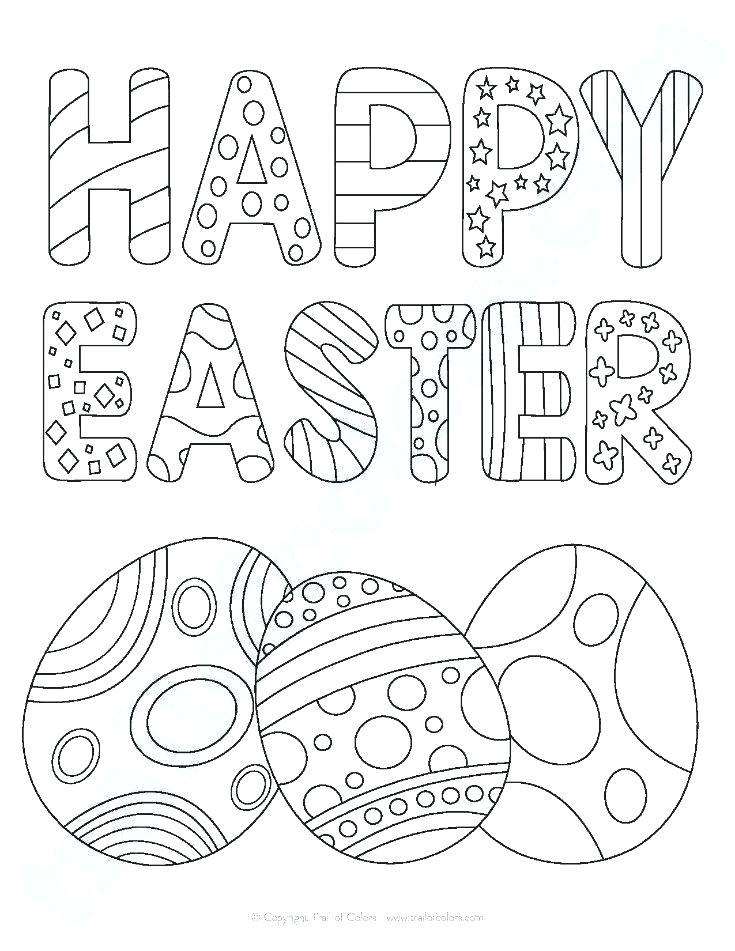 735x951 Preschool Easter Coloring Pages