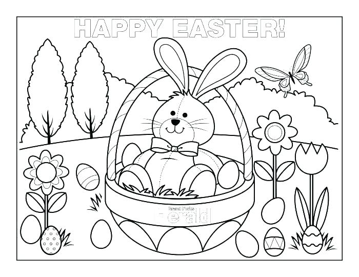 700x540 Easter Colouring Pages For Toddlers