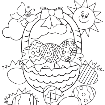 340x340 Easter Basket