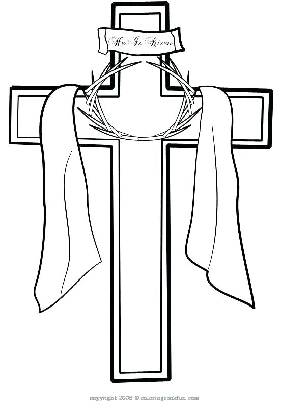 552x800 Cross Coloring Pictures