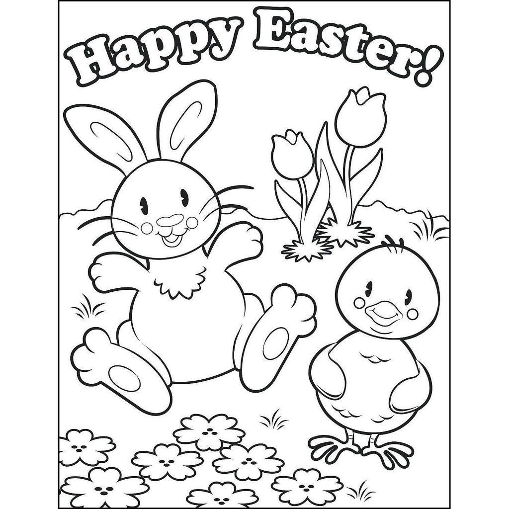 1024x1024 Easter Sunday Coloring Page For Kids And Adults