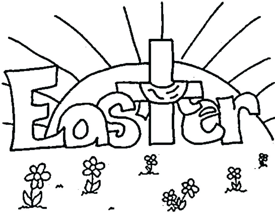 878x696 Easter Sunday Coloring Pages Free
