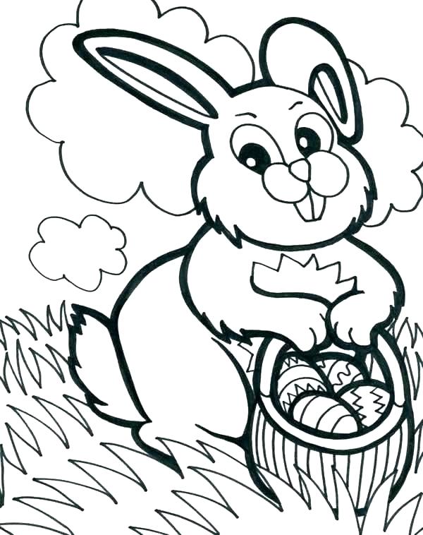 Easter Egg Basket Coloring Pages at GetDrawings | Free download