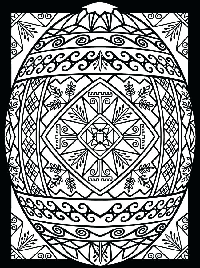 650x870 Easter Egg Coloring Picture Egg Coloring Pages Tribal Design Egg