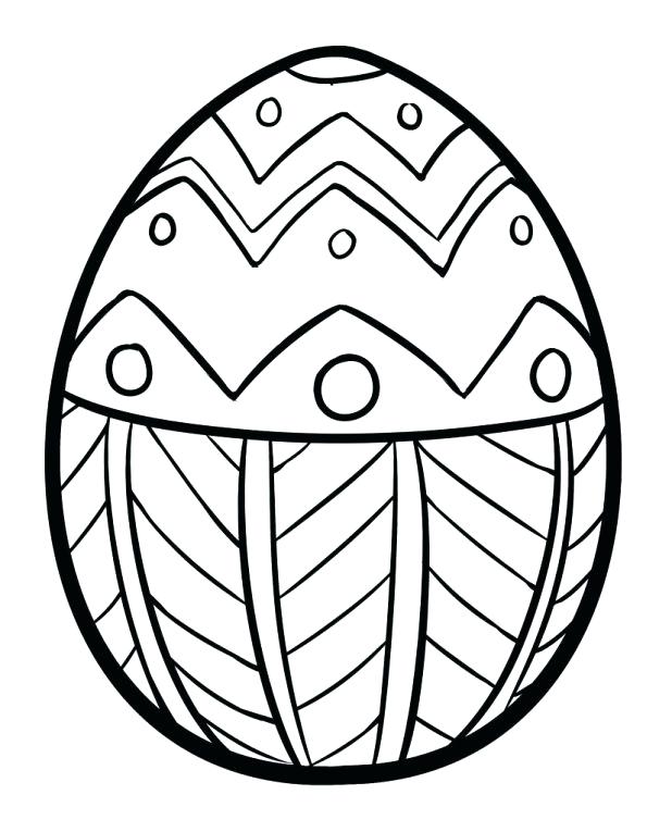 618x765 Coloring Pages Easter Eggs
