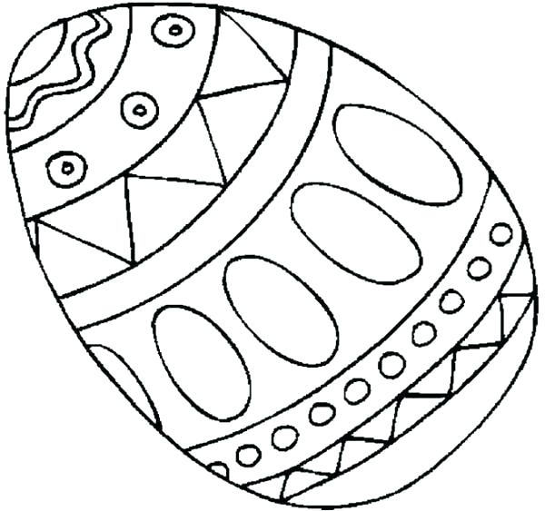 600x563 Coloring Pages Of Easter Eggs