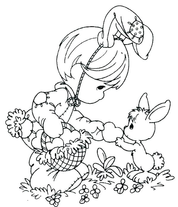 600x696 Printable Easter Coloring Pages Icontent